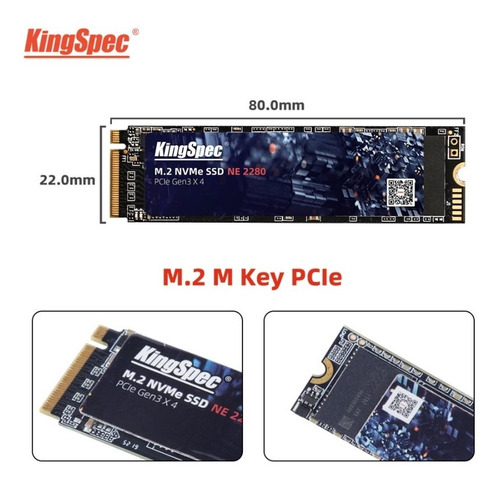 Disco Sólido Interno Kingspec Ne-1tb 1tb Pcie Nvme