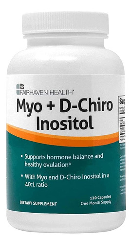 Myo-inositol Suplemento Para Fertilidad 40:1 Premium 120 Cap