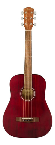 Guitarra acústica infantil Fender FA-15 para diestros red
