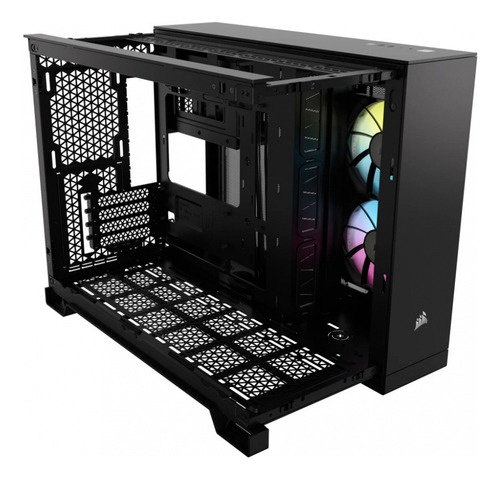 Gabinete Corsair Icue Link 2500x Rgb Micro-tower Negro