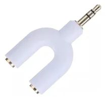 Comprar Adaptador Splitter 3.5 Audio Blanco Duplicador Adaptador Audifono Splitter Adaptador 3.5mm Audio Microfono Audifono Mando Qatarshop Splitter 3.5mm Adaptador Audio Microfono Audifono Pc Color