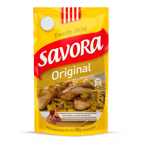 Mostaza Savora Original 500 g