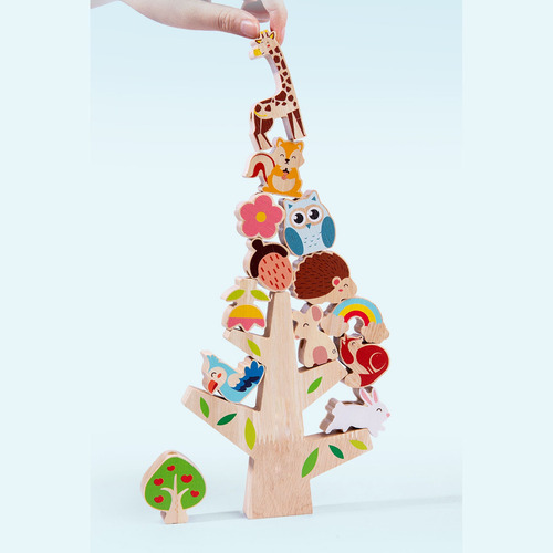 Juguete Didáctico De Bloques De Madera Para Niños Animales