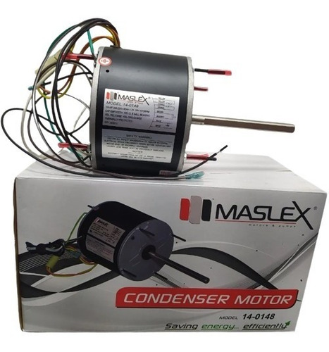 Motor Ventilador Condensador Maslex 1/4 Hp 208-230v 1075rpm
