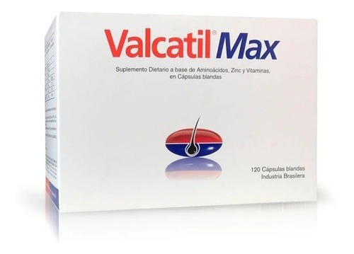 Panalab Valcatil Max 120 Capsulas Para La Caida Del Cabello 