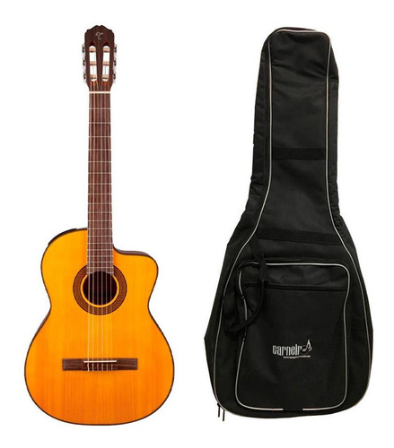 Violão Takamine Gc3 Ce Nylon Elétrico Natural + Capa Luxo