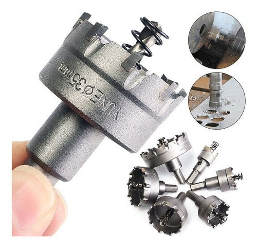 13 Brocas Copa Sierra Hss De Carburo Para 16-53mm