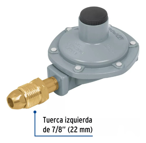 Regulador De Gas L.p. De 1 Vía, Foset Rg-100