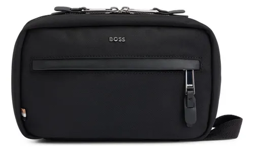 Neceser Boss Para Hombre Con Cremallera Bidireccional Color Negro