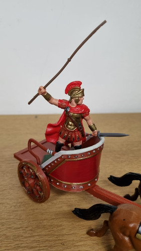 Soldaditos Dsg Britains Carroza Romana Biga Marrón Frente Rojo