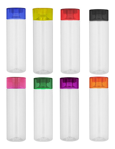 Imagen 3 de 9 de Pack De 10 Vasos De Plástico Con Tapa Enroscable Cap 660 Ml