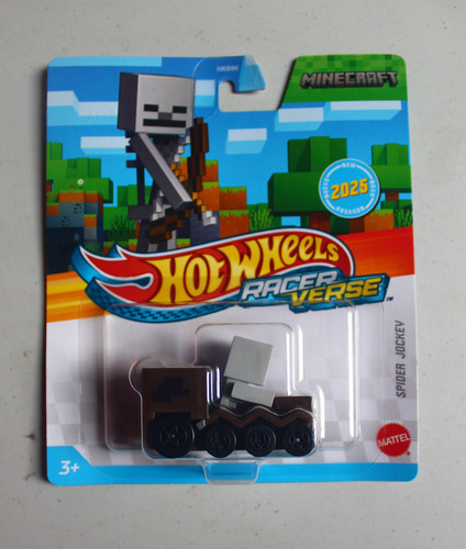 Hot Wheels Raceverse Minecraft Chicken Spider Steve Cree 4pz Gris
