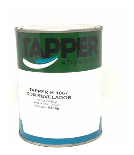 Imagen 2 de 6 de Adhesivo Tapper K1067 Para Pvc/pu 800gr. Ideal Calzado