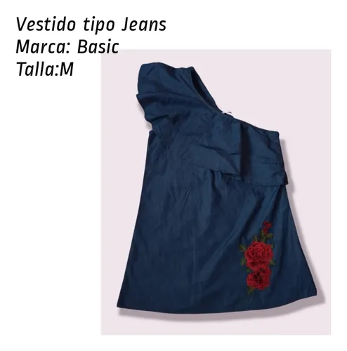 Vestido De Jeans Para Damas (Usado)