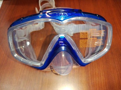 Snorkel Lente Vidrío Templado Y Respirador De Buceo Adulto