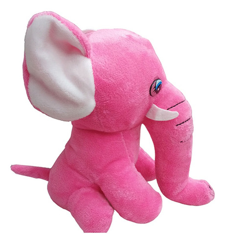 Pelucia De Elefante Rosa Fofinho Pronto