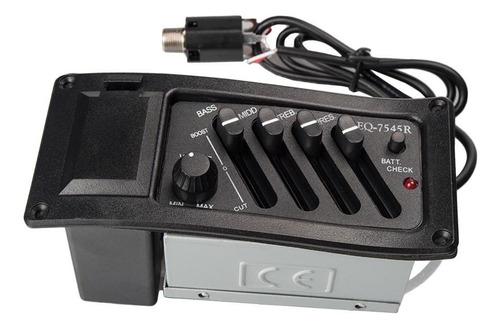 Wpd Eq-7545r 4 Band Eq Piezo Pickup Para Guitarra Acústica