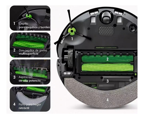 Combo Robot Aspirador Y Trapeador 2 En 1 Irobot Roomba C7+