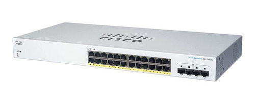 Switch Cisco Cbs220 24 Portas 10/100/1000 Cbs220-24t-4g