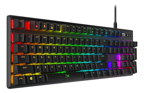 Teclado Mecanico Hyperx Alloy Origins Rgb Red
