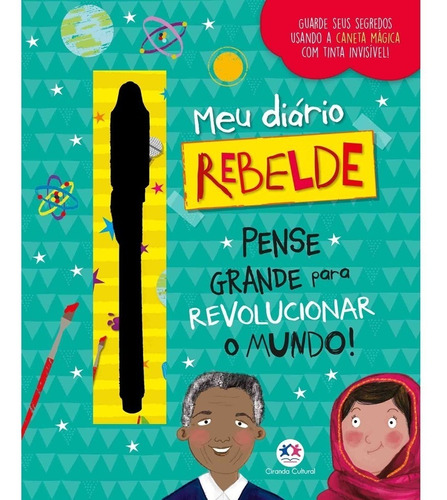 Meu Diário Rebelde - Caneta Mágica + Cadeado