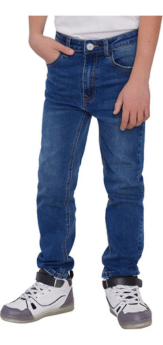 Jeans Niño Kids 5 Bolsillos Azul Oscuro Corona