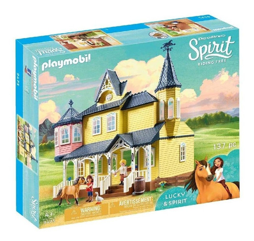  Spirit Riding Free Luckys House Playset, Multicolor