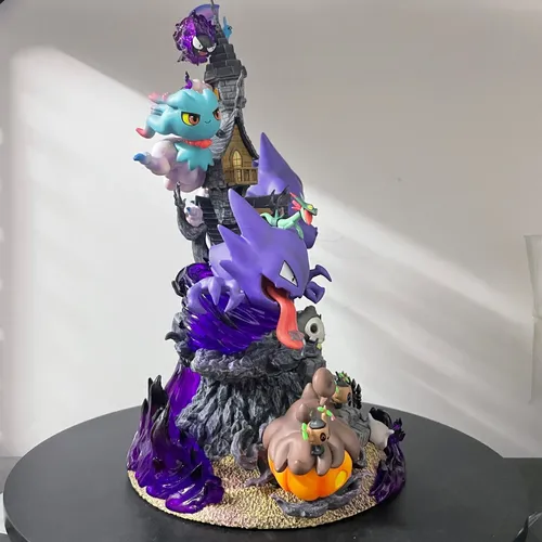 Estátua De Gengar De 31cm - Action Figures Casa Assombrada