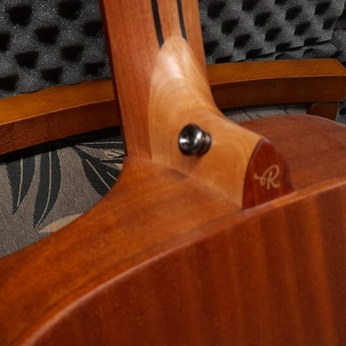 Imagem 8 de 10 de Violão Eletroacústico Redburn Rb-200 Mahogany Folk Half Cut