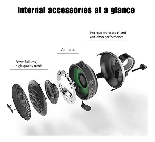 Bocina Estereo Portatil Compacto Actualizado Con Bluetooth