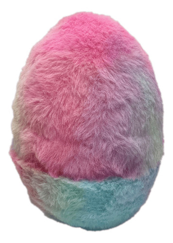Mega Huevo De Pascua Forrado De Peluche Color Pastel 20x12cm