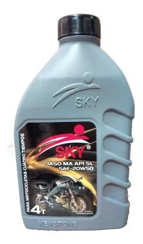 Aceite Para Motos 4 Tiempos 20w50 Marca Sky