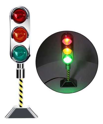 Señal Modelo De Semáforo Mini Dc12v Con 3 Led