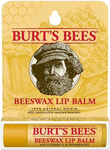 3-pack Bálsamo Labial Burt's Bees Beeswax
