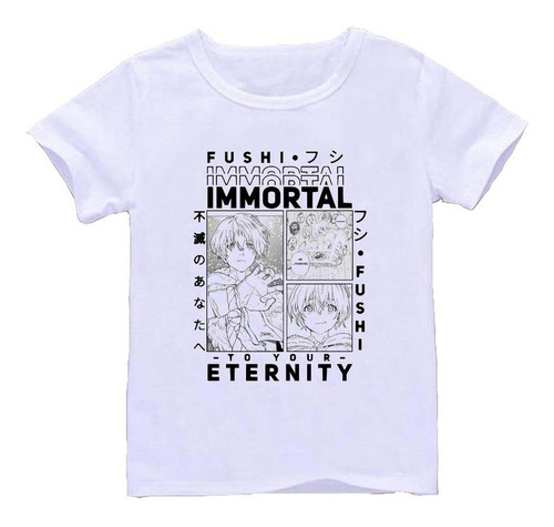 Remera Blanca Adultos To Your Eternity R345