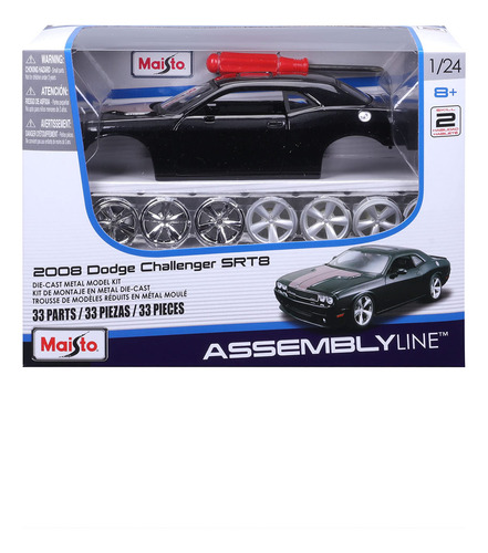 Maisto Kit De Modelo Dodge Challenger Srt8 2008 124 Negro
