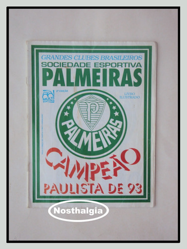 Álbum Palmeiras - Anos 90 - Multi - F(157)