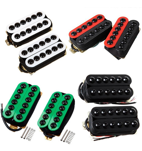 Pastillas Humbucker Crusader Para Guitarra Eléctrica Colores