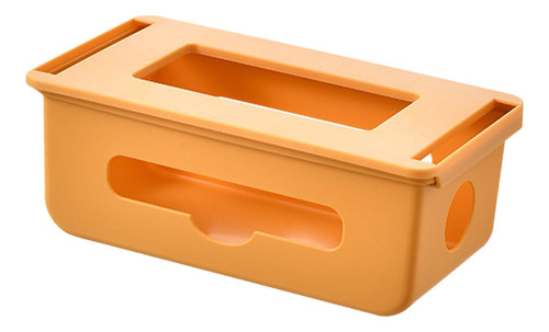 Bandeja De Almacenamiento Para Mesa Con Cajones Naranja