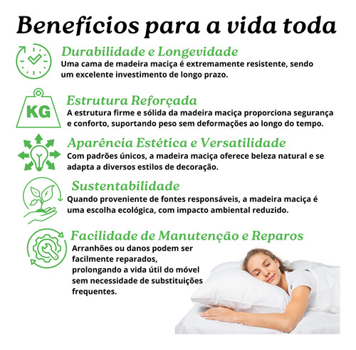Cama De Casal Bella Madeira Maciça Angelim/tauari Castanho