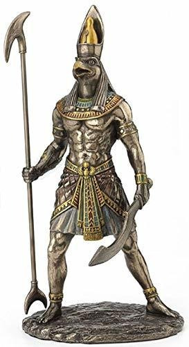 Figura Decorativa Wu Horus Dios Egipcio Con Estatua De Cetro