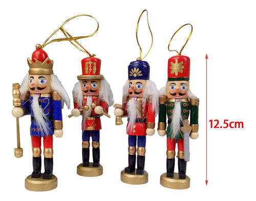 Adornos Colgantes De Cascanueces De Navidad, Marionetas De