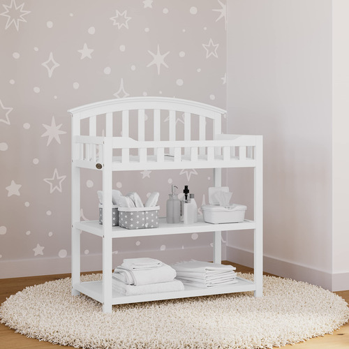 Mesa Cambiadora Para Bebés En Color Blanco De Graco