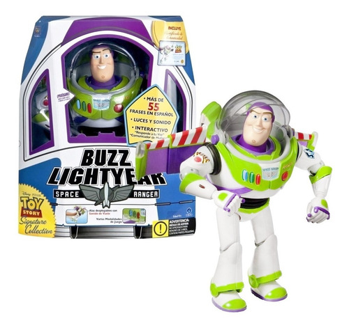 Imagen 1 de 4 de Buzz Lightyear Parlante Toy Story Signature Collection 64011