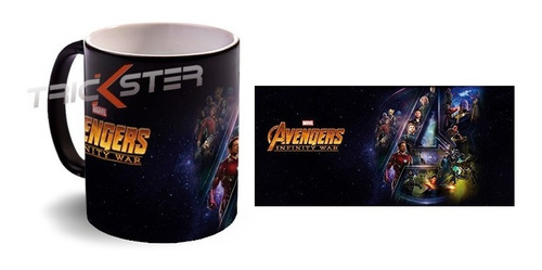 Avengers Infinity War Taza Magica Personalizada Comic