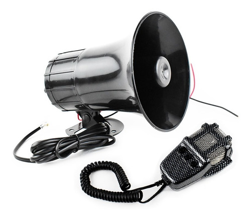 Sirena Bocina Altavoz 3 Tonos Con Control Para Auto