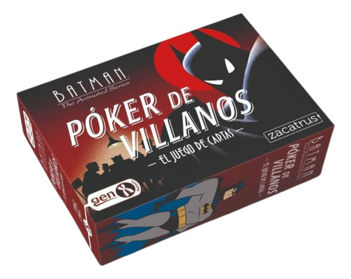 Batman Poker De Villanos Juego De Mesa En Español