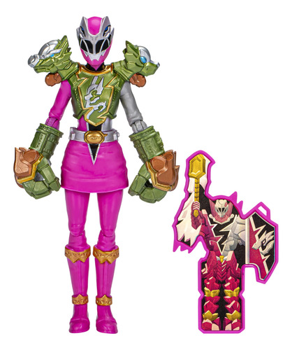 Spider-man Power Rangers Dino Fury Smash Armor Pink Ranger,.