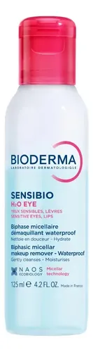 Demaquilante Bifásico Bioderma Sensibio H2O Eye 125ml