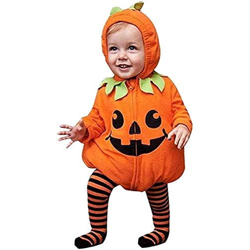 Disfraz De Calabaza De Halloween Bebés Niñas Y Niños...